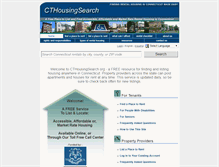 Tablet Screenshot of cthousingsearch.org